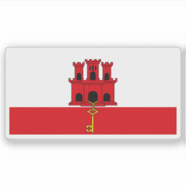 Pegatina La bandera de Gibraltar