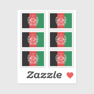 Pegatina La bandera de la colección de Afghanistan de 6