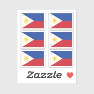 Pegatina La bandera de la colección de Filipinas de 6