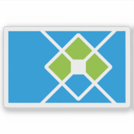 Pegatina La bandera de La Plata, Argentina