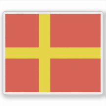 La bandera de la provincia de Skåne (Escania), Sue