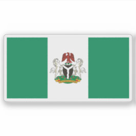 Pegatina La bandera de Nigeria (estado)