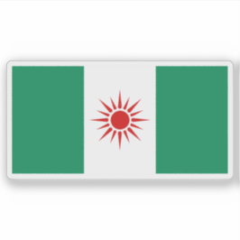 Pegatina La bandera de Nigeria (propuesta original)