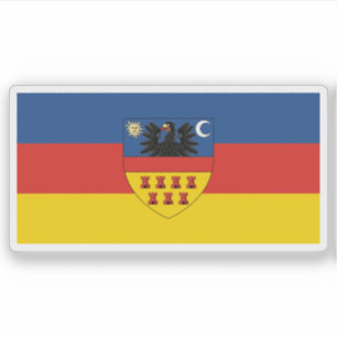 Pegatina La bandera de Transilvania