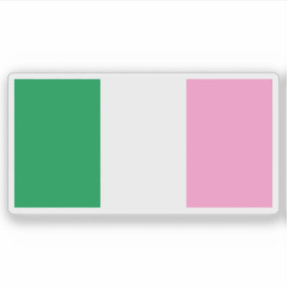 Pegatina La bandera tricolor de Terranova, Canadá