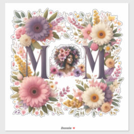 Pegatina La belleza de una madre