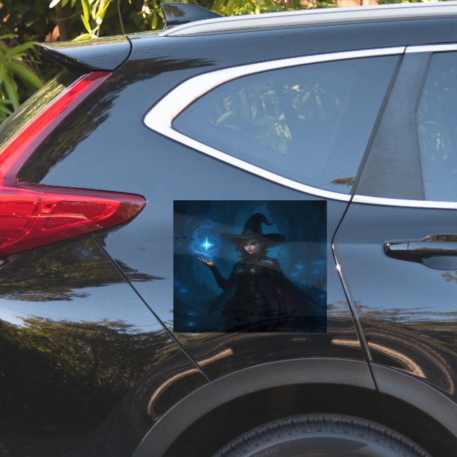 Pegatina La bruja de VEKAR'NOCT (Lado del coche)