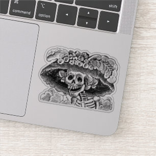 Pegatina La Calavera Catrina