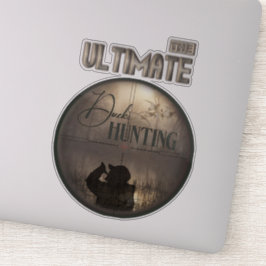 Pegatina La caza del pato como máximo