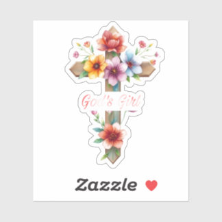 Pegatina La chica de Dios