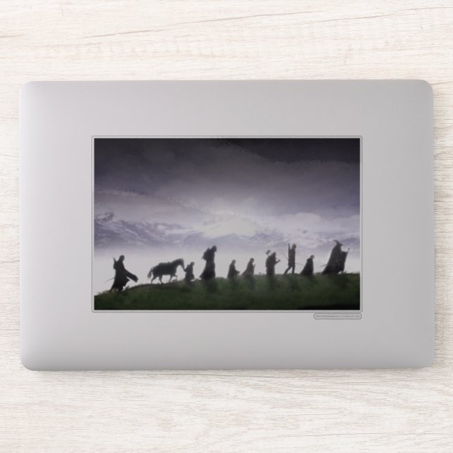 Pegatina La Comunidad del Anillo (Ordenador)