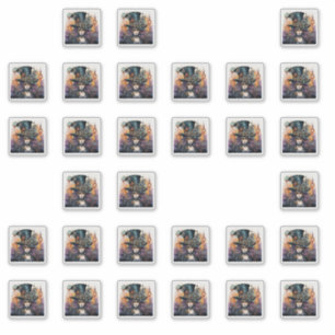 Pegatina La dama de Steampunk con el mejor montaje