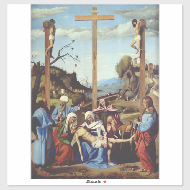 Pegatina La Deposición de Jesucristo (Hoja)