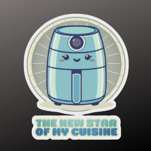 Pegatina la estrella del avión de Air Fryer de mi cocina Pe