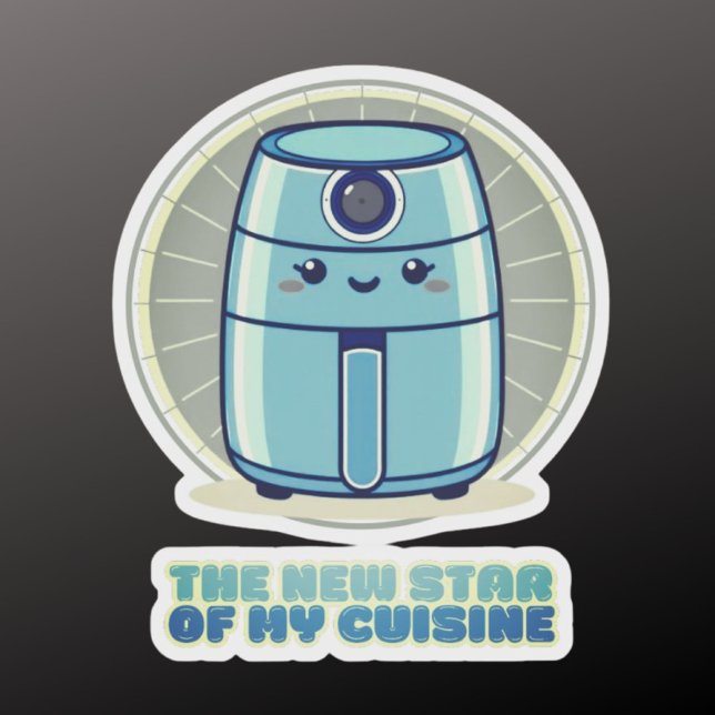 Pegatina la estrella del avión de Air Fryer de mi cocina Pe (Subido por el creador)