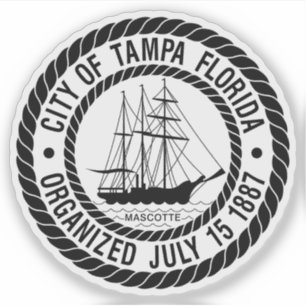 Pegatina La foca de Tampa, Florida
