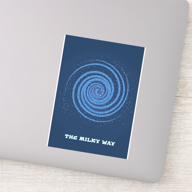 Pegatina La galaxia de la Vía Láctea (Detalle)
