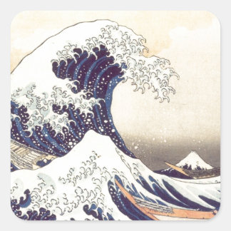 Pegatina "La Gran Ola" de Hokusai