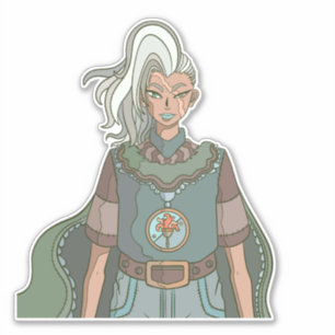 Pegatina La guerrera