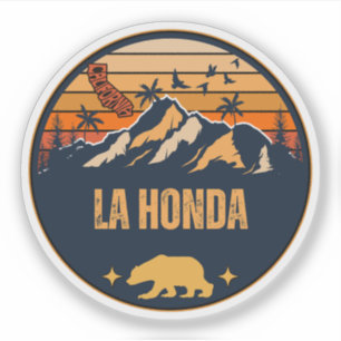 Pegatina La Honda, California