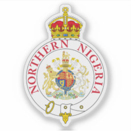 Pegatina La insignia del Protectorado del Norte de Nigeria