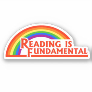 Pegatina La lectura es fundamental