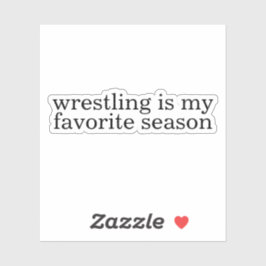 Pegatina la lucha libre es mi estación favorita