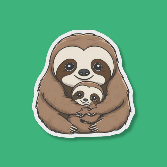 Pegatina La mamá eslovaca y el bebé impermeables (Subido por el creador)