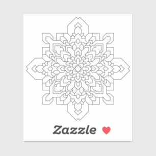 Pegatina La mandala geométrica #4 despeja