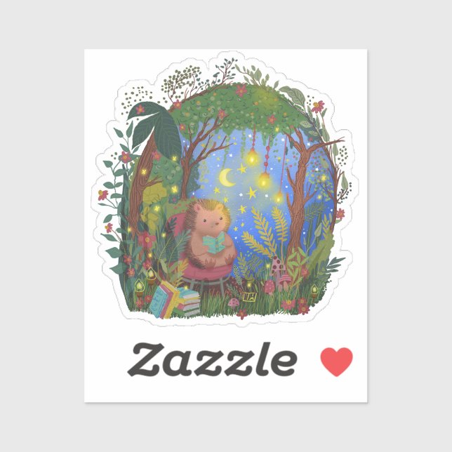 Pegatina La mano de Stella en el estelar de la historia dib (Hoja)