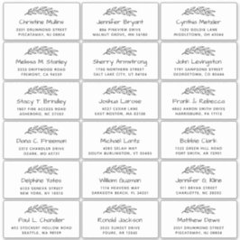 Pegatina La mano dibujada deja una dirección de invitado Bo