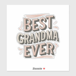 Pegatina La mejor abuela del mundo
