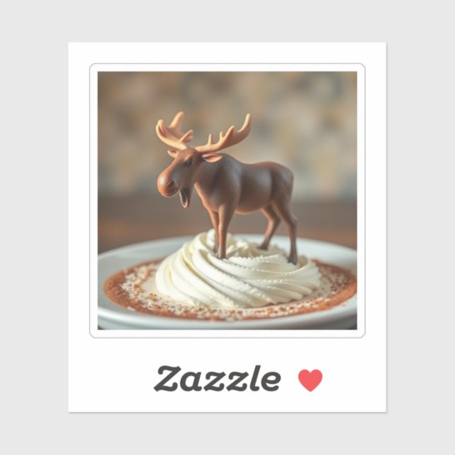 Pegatina La mousse Moose (Hoja)