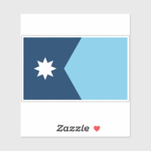 Pegatina La nueva bandera del estado de Minnesota