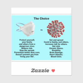 Pegatina La opción Protéjase o Consigue y difunde.