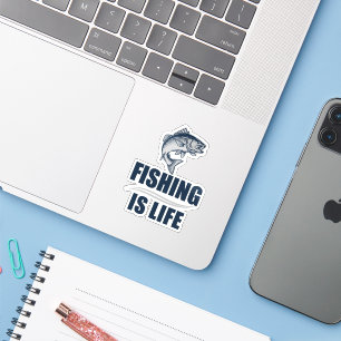 Pegatina La pesca es vida