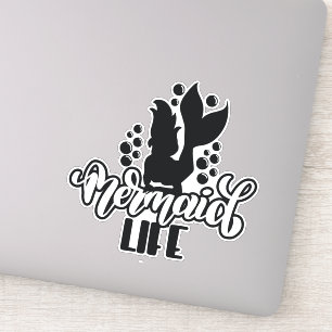 Pegatina La playa Funny de Mermaid Life