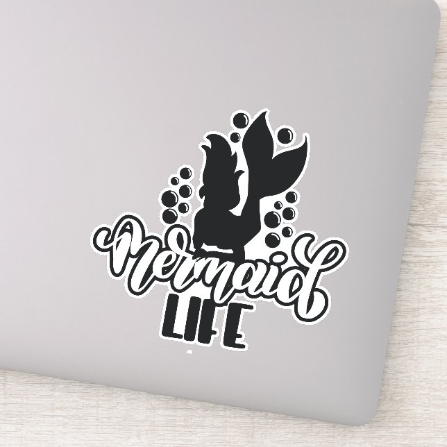 Pegatina La playa Funny de Mermaid Life (Detalle)