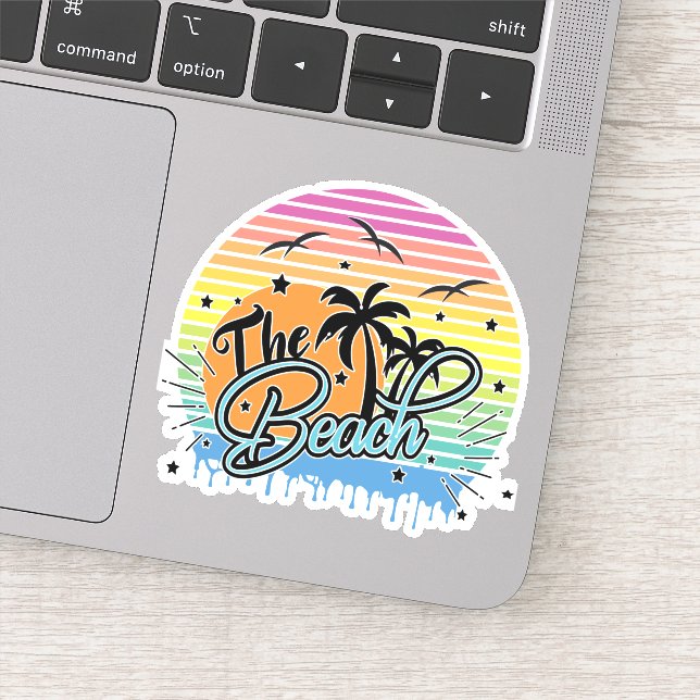 Pegatina La playa, verano de 2023 (Detalle)