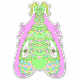 Pegatina La polilla de todos los vertidos