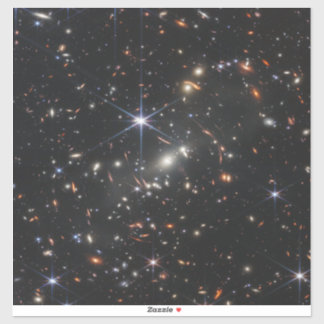 Pegatina La primera visión profunda de campo del universo d
