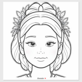 Pegatina La princesa suave: una historia de gracia