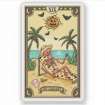 La Quemada | Sticker de Carta de Tarot Divertida