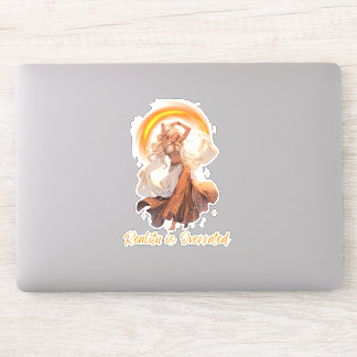 Pegatina La realidad es exagerada