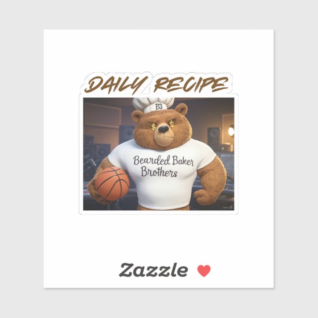 Pegatina La receta diaria (Hoja)