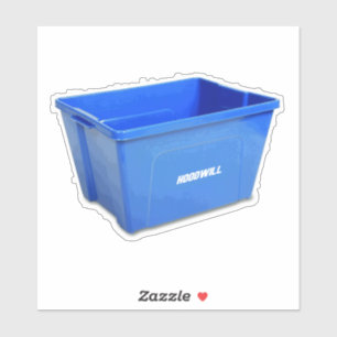 Pegatina La reciclación de Hoodwill