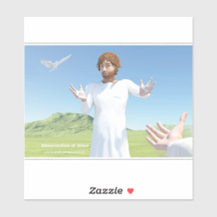 Pegatina La resurrección de Jesús