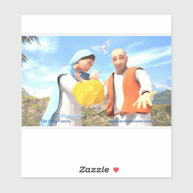 Pegatina La Sagrada Familia - Natividad (Hoja)