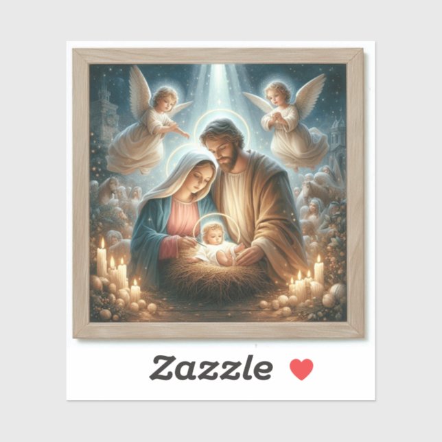 Pegatina La Sagrada Familia - Personalizado-Pegatina de Vin (Hoja)