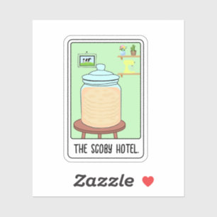 Pegatina La ScobyHotel-TarotCard